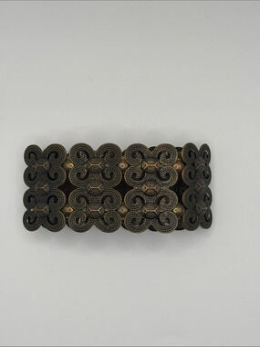 Black & Gold Statement Bracelet